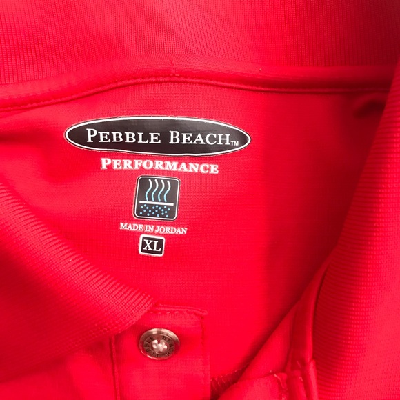 Pebble Beach Men’s Polo Shirt Short Sleeves XL - Picture 3 of 8